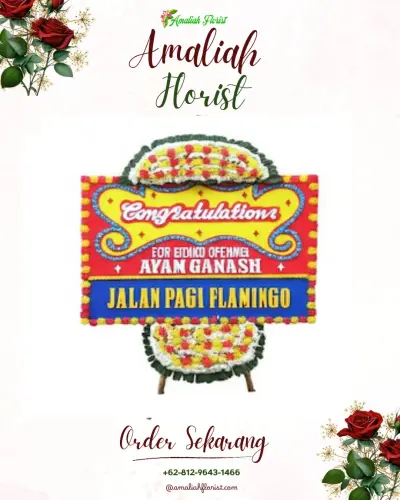 Bunga Papan Congratulation di Batua